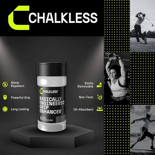Grip Enhancer, Less Mess Non Toxic Replacement for Liquid Chalk, Grip Solution for Weightlifting, Gaming, Tennis, Golf, Engineered to Improve Grip for Longer