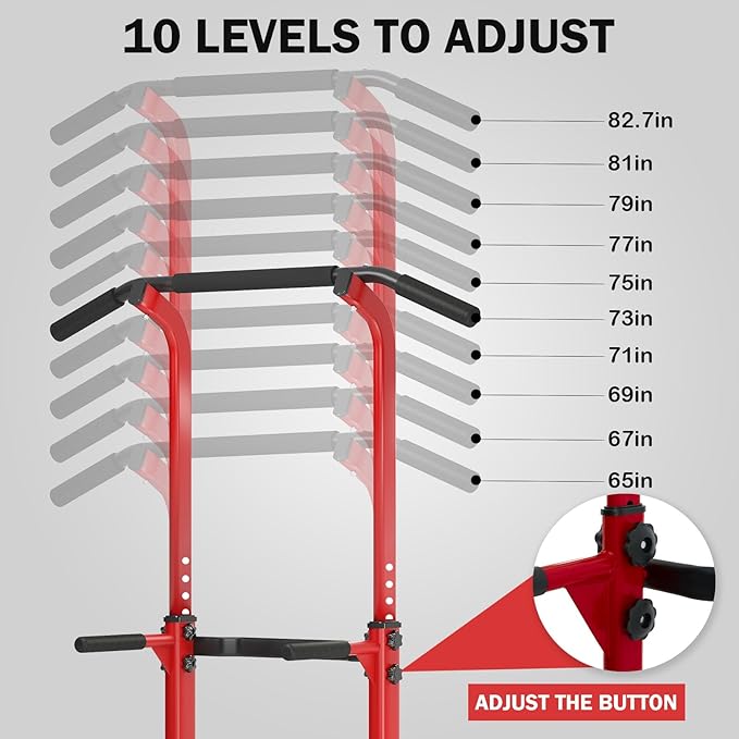 SogesHome Power Tower Pull Up Bar and Dip