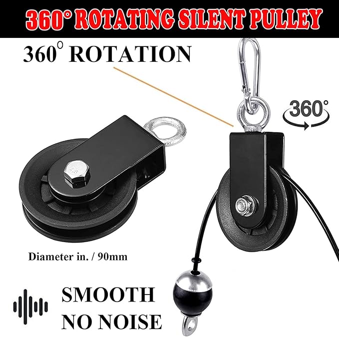 Weight Cable Pulley System Gym Professional Home Gym