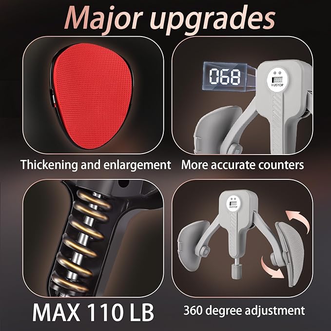 Thigh Master 0-110 lbs Adjustable Resistance Inner Thigh Exerciser