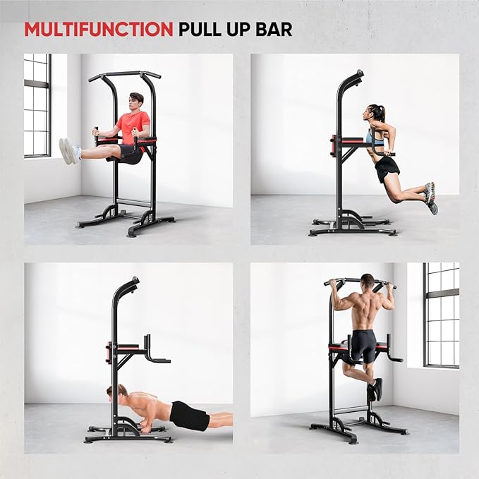 Power Tower Pull Up Bar Station