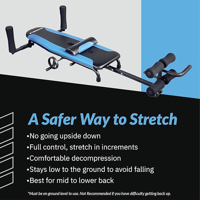 Exerpeutic Alternative Inversion Traction Table - Back Stretcher 350 Lbs