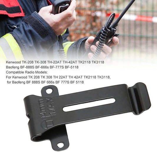 Radio Belt Clip 208 TK 308 22AT, 22AT, for 888S BF 666s Replacement, 6Pcs
