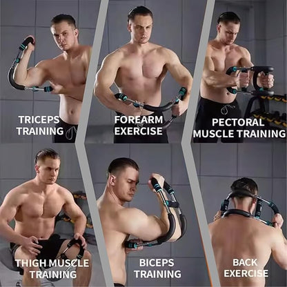 Twister Arm Trainer,Twister Arm Exerciser,40-100lb Adjustable Chest Workout Equipment for Home Gym,Portable Home Fitness Equipment