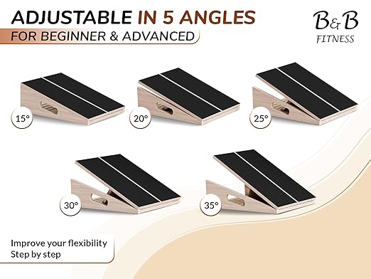B&B Fitness Calf Stretcher - Improve Flexibility and