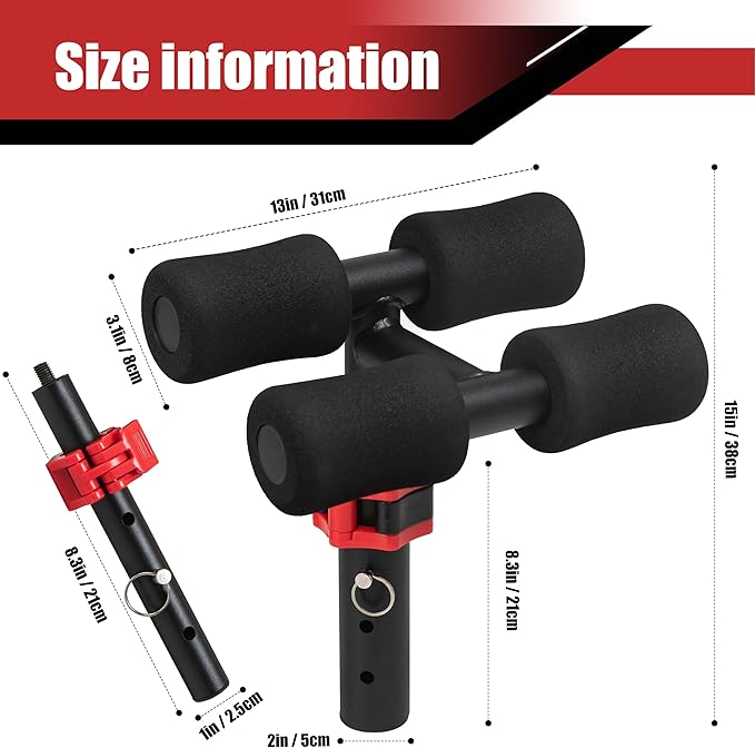 Tib Bar Tibialis Trainer Pro 1" and 2" Olympic