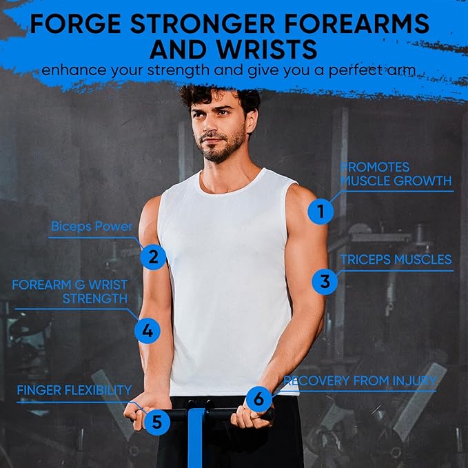 Forearm Strengthener and Wrist Roller 43.3 inch 51.2 inch