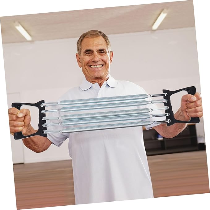 Kisangel 1pc Spring Chest Expander Arm Strength Exercise 5 Springs
