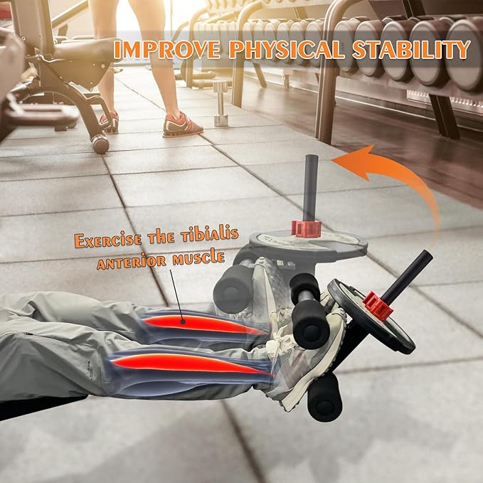 Tib Bar,Tibialis Trainer,Tibialis Bar,leg workout equipment Strengthening Calves/Shins/Ankles,Tibialis 1" or 2" Olympic