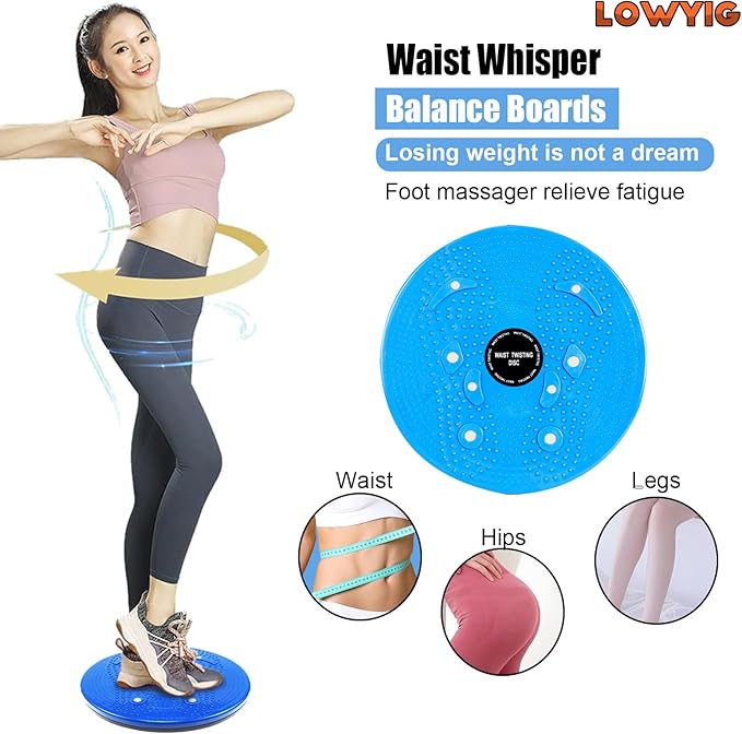 Waist Whisper Disc Ab Twister Board for Exercise