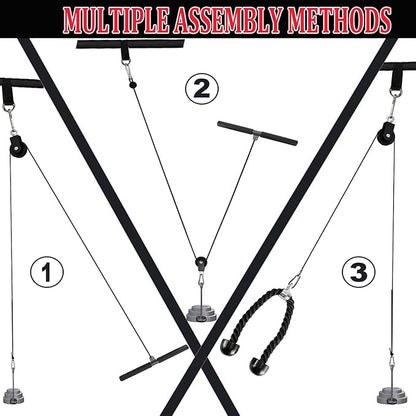 Weight Cable Pulley System Gym Professional Home Gym