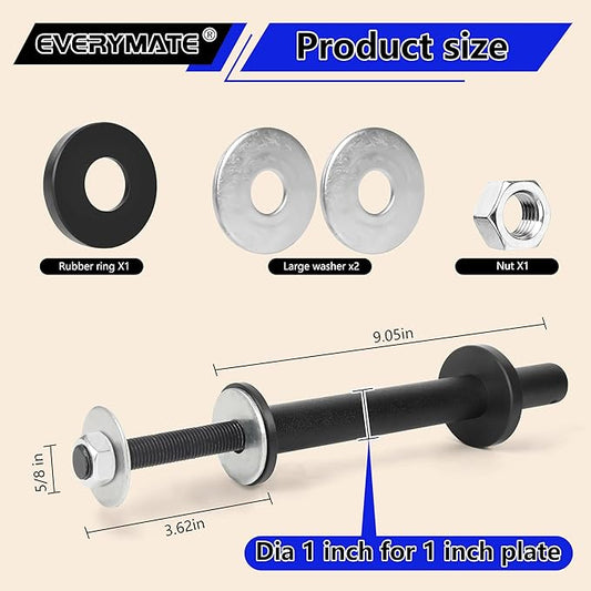 Weight Plate Holder: Power Rack Attachments Squat Rack Weight Plate Rack for 1 inch Standard Weight Plates, 2x2 3x3 2x3 Power Cage Accessories Weight Plate Storage