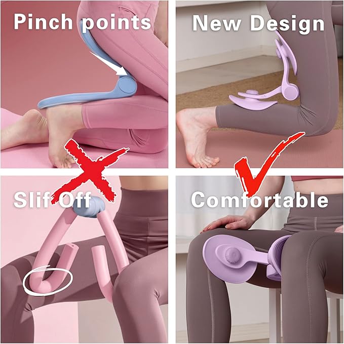 Thigh Master Thigh Exerciser，Thigh Toner，Inner Thigh Exercise Equipment，Kegel 26 Pounds
