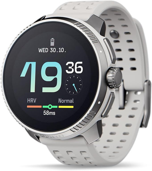 SUUNTO Race GPS Sports Watch, 1.43" AMOLED Touchscreen w/ Crown Button, 26 Days Battery Life, Training & Sleep Health Tracking, Dual-GNSS, 16GB Global Offline Maps, Lightweight for Running, Birch