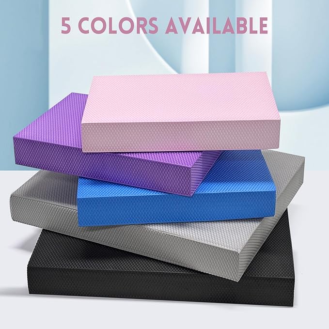 Balance Foam Pad, Balance Pads for Physical Therapy, Non-Slip Exercise Balance Board for Balance Workouts, Knee & Ankle Exercise, Core Balance and Strength Stability Training