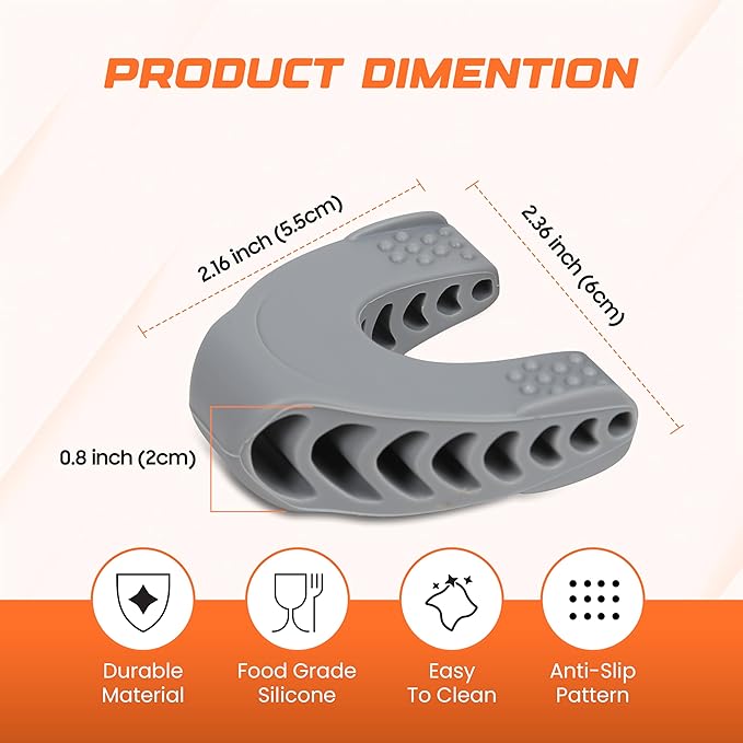 DASZERX® Sports Jaw Exerciser for Men & Women 4 Resistance