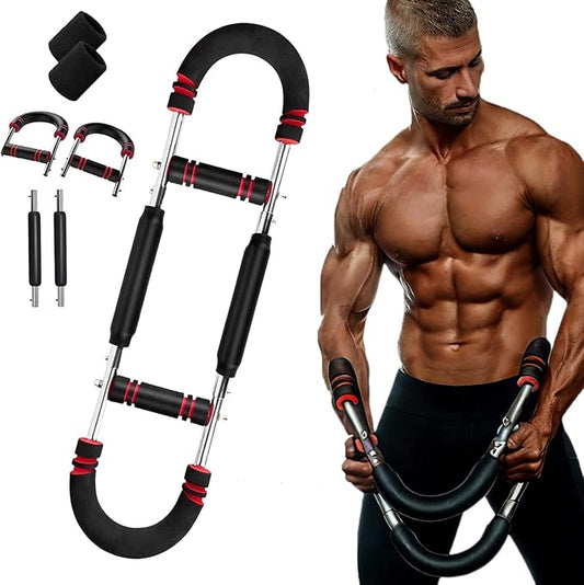 Twister Arm Trainer, Adjustable Chest Workout Equipment, Arm Trainer for Men, Arm Exercise Equipment, Chest Trainer for Men, Shoulders and Forearms Muscle Training Fitness Equipment