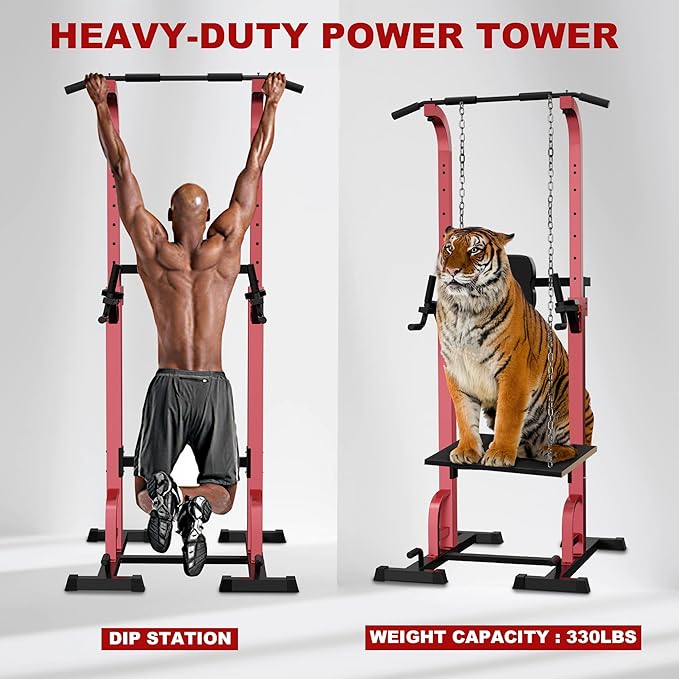 Holleyweb Multi-Function Power Tower Dip Station