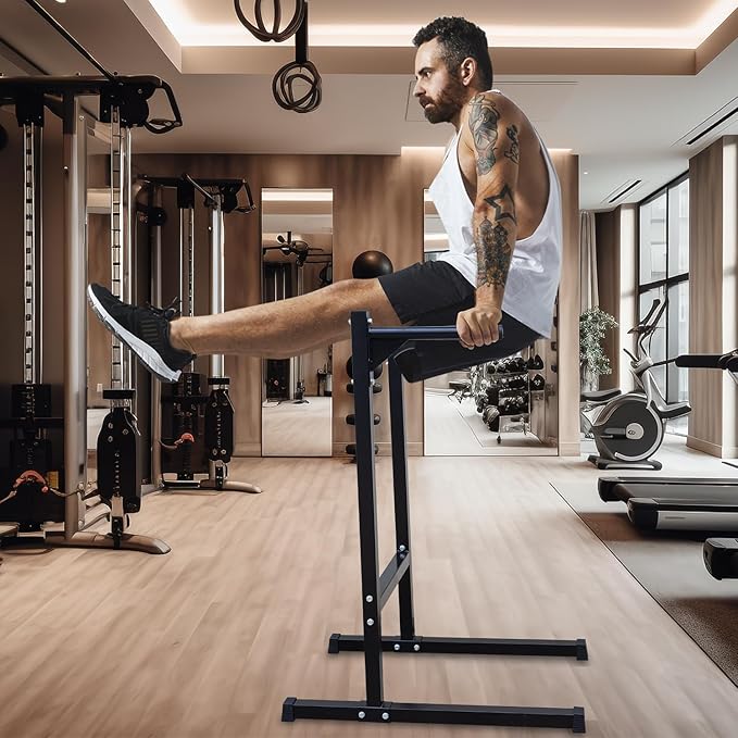 Adjustable Height Dip Bar Station