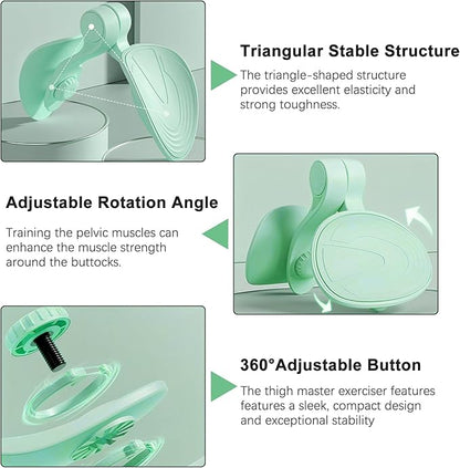 Thigh Master Hip Trainer Kegel Exerciser, Pelvic Floor Trainer for Postpartum Rehabilitation, Inner Thigh Trimmer, Toner Workout