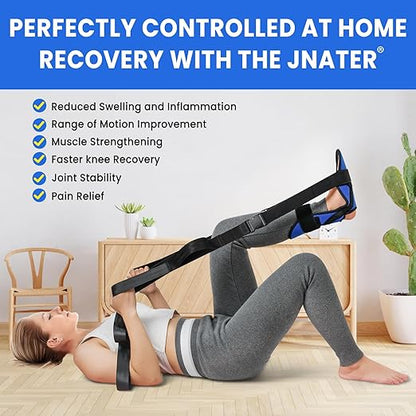Knee Replacement Recovery Aids - Must Have Hip/Knee Surgery Recovery Equipment, Knee Rehabilitation Equipment for ACL PCL MCL Knee Surgery, Improve Mobility and Flexibility for Knee Pain