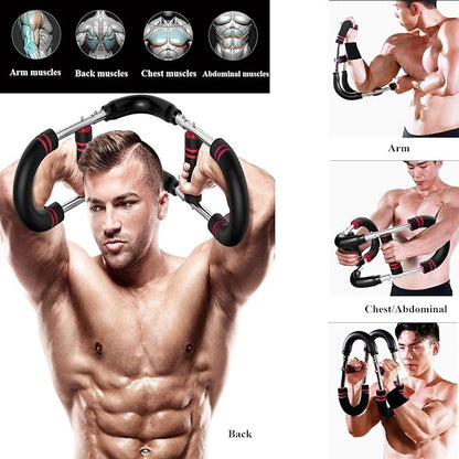 Twister Arm Trainer, Adjustable Chest Workout Equipment, Arm Trainer for Men, Arm Exercise Equipment, Chest Trainer for Men, Shoulders and Forearms Muscle Training Fitness Equipment