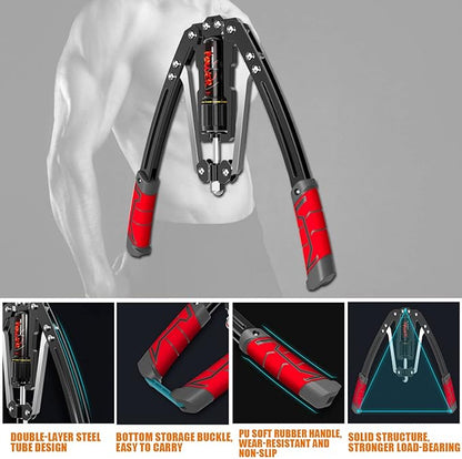 Arm Blaster Forearm Workout Equipment - ZHMNEG New 10 Gears 22-440lbs,Thickened Carbon