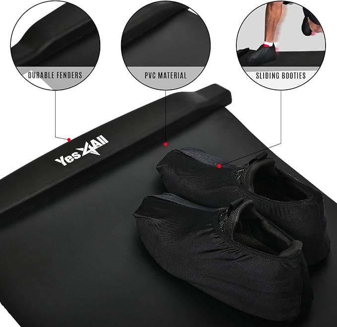 Yes4All Slide Board – Workout Board with Carrying