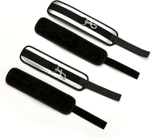Sovyime Black Portable Exercise Spreader Bar with 4pcs
