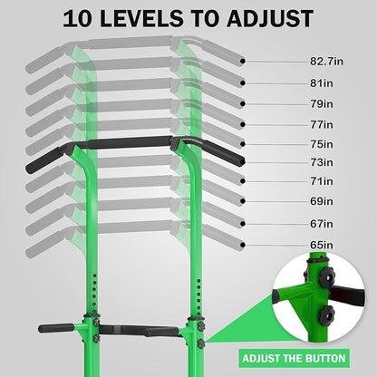 SogesPower Power Tower Dip Station Pull Up Bar