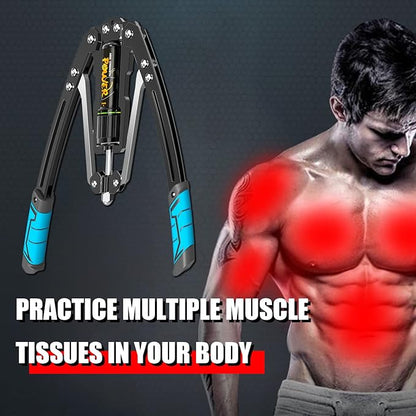 Arm Exercise Equipment Chest Workout - Hydraulic Power 10 Gears 22-440lbs,Chest Exerciser