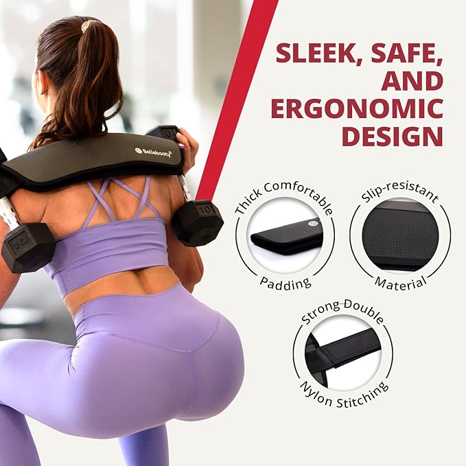 OG Belt - Bellabooty Exercise Hip Thrust Belt – For Dumbbells, Kettlebells, and Plates – Slip-Resistant Padding for Hip Protection – Perfect for Gym, Home, and On-the-Go Workouts
