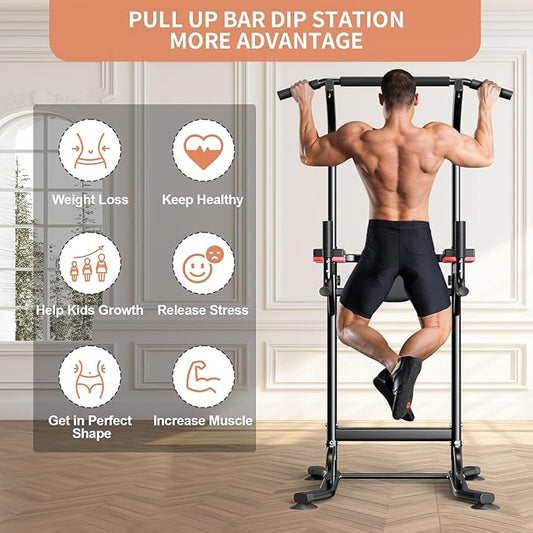 Wesfital Pull Up Bar Power Tower Dip Bar