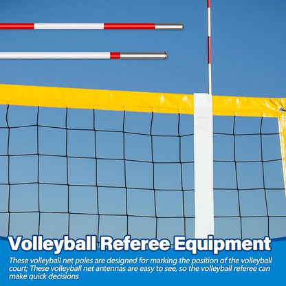 Shappy 4 Pcs Volleyball Antenna Set with Sleeve