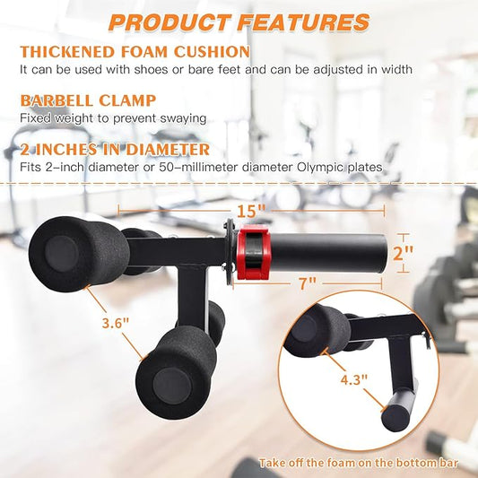 Tib Bar,Tibialis Trainer,Tibialis Bar,leg workout equipment Strengthening Calves/Shins/Ankles,Tibialis 1" or 2" Olympic