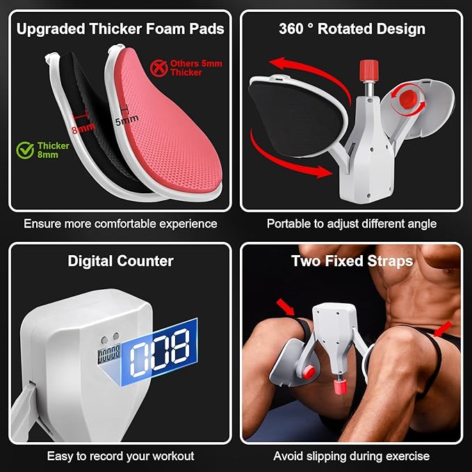 Thigh Master Hip Trainer 77LBS Adjustable