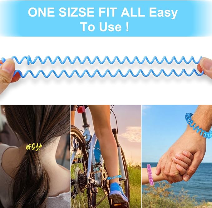 Mosquito Bracelets, 48 Pack Individually Wrapped, DEET Free,