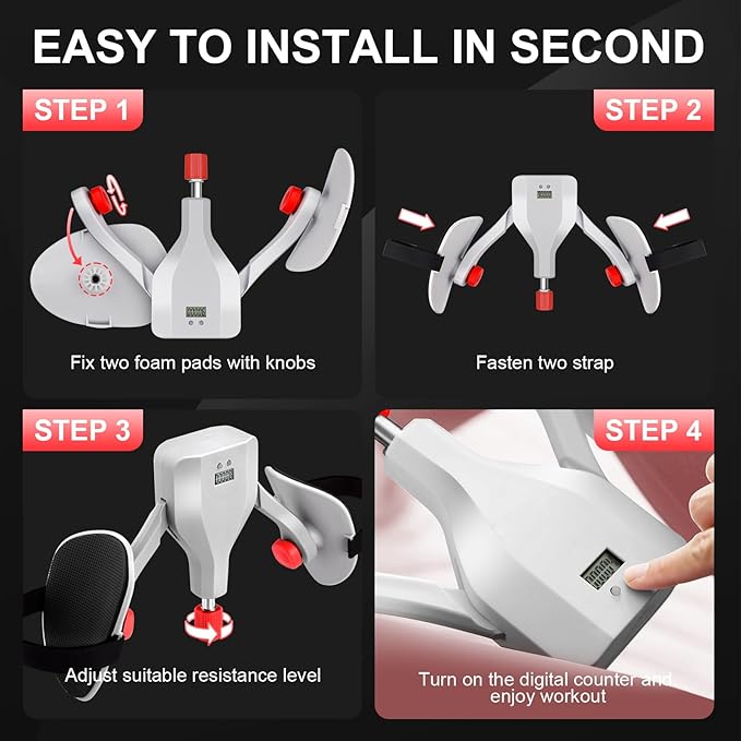 Thigh Master Hip Trainer 77LBS Adjustable