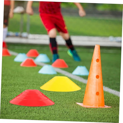 12Pcs Soccer Training Cones Football Marking Discs Flexible