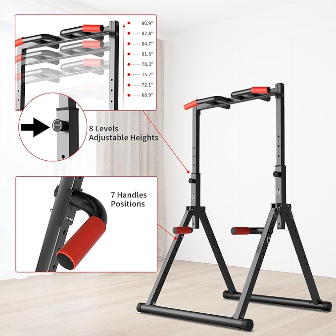 Power Tower Pull Up Bar Station