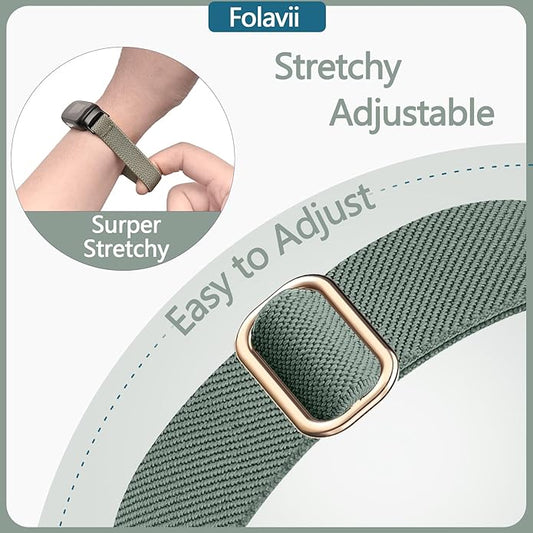 5 Pack Stretchy Nylon Compatible with Fitbit Inspire 3 Bands for Women Men, Elastic Adjustable Soft Sport Strap Replacement Wristband for Fitbit Inspire 3 Bands/Fitbit Inspire 2