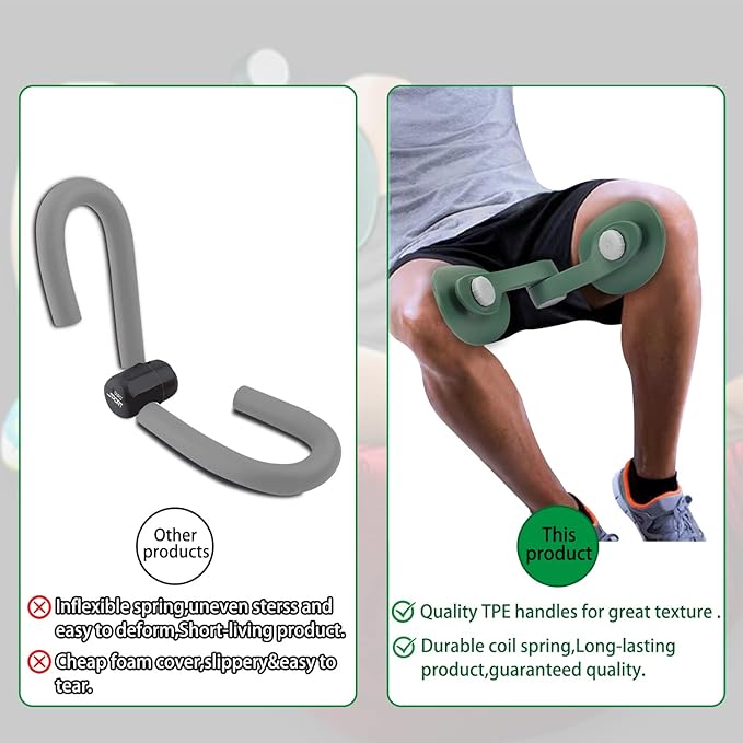 Thigh Master Hip Trainer Kegel Exerciser, Pelvic Floor Trainer for Postpartum Rehabilitation, Inner Thigh Trimmer, Toner Workout