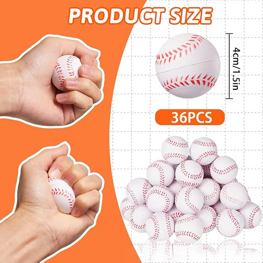 WELLVO 36 Pack Baseball Party Favors