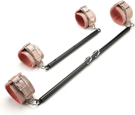 Sovyime 2pcs Silver Portable Restore Spreader Bar 4pcs Fur