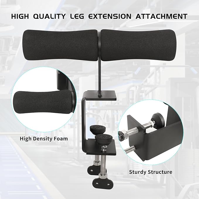 Nordic Curl Squat Rack Attachment: Leg Extension Attachment