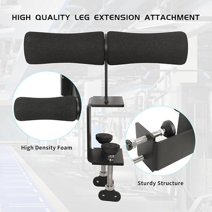 Nordic Curl Squat Rack Attachment: Leg Extension Attachment