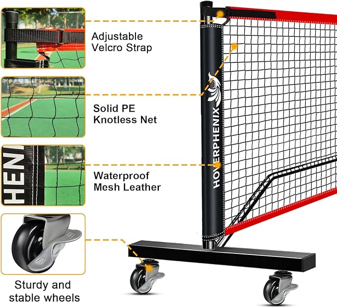 Pickleball Net for Driveway 22 FT 4, Outdoor