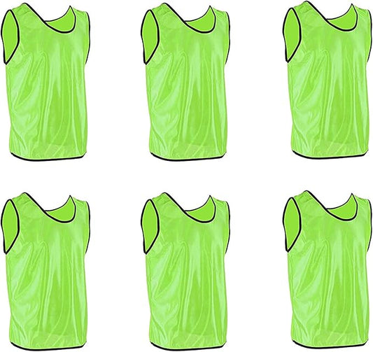 DALLX Pinnies Scrimmage Vests Team Practice Jersey for Child Youth Teen Lightweight