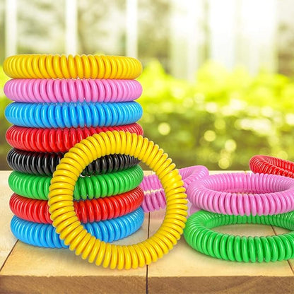 Mosquito Bracelets, 60 Pack Individually Wrapped Wristbands, DEET