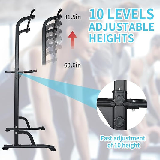Adjustable Height Dip Bar Station